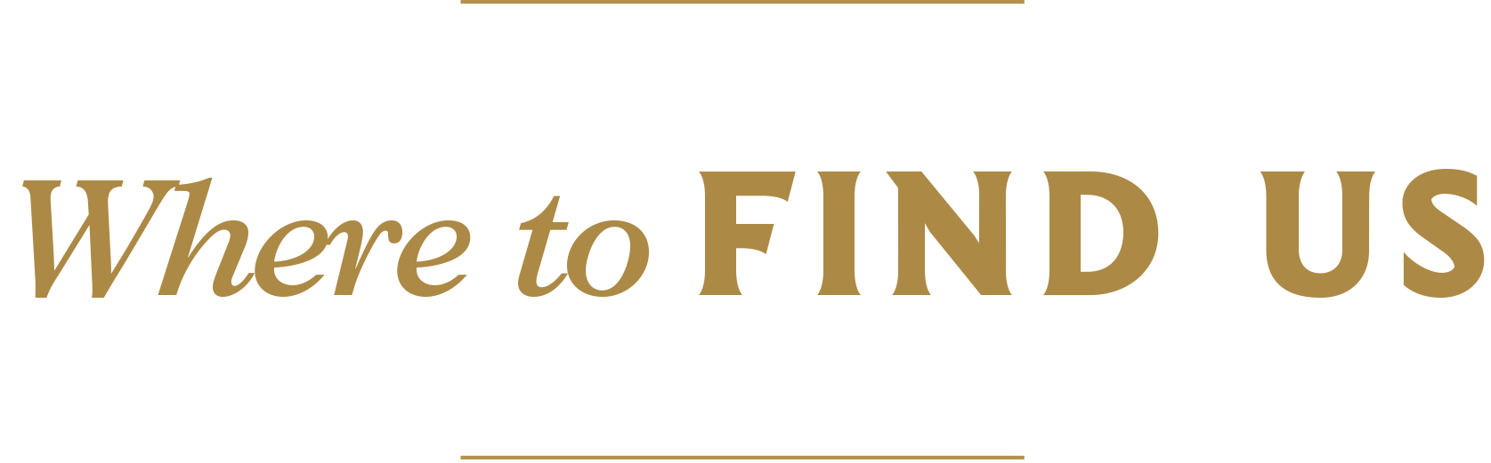 Where to Find us